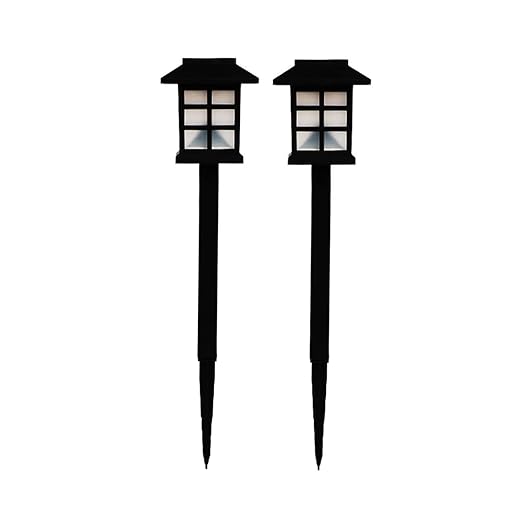Solar Light Outdoor Waterproof Automatic on Off for Garden Fountain loght lamp Stand for Pathway Pack of 2 Solar Light Outdoor Waterproof Automatic on Off for Garden Fountain loght lamp Stand for Pathway Pack of 2